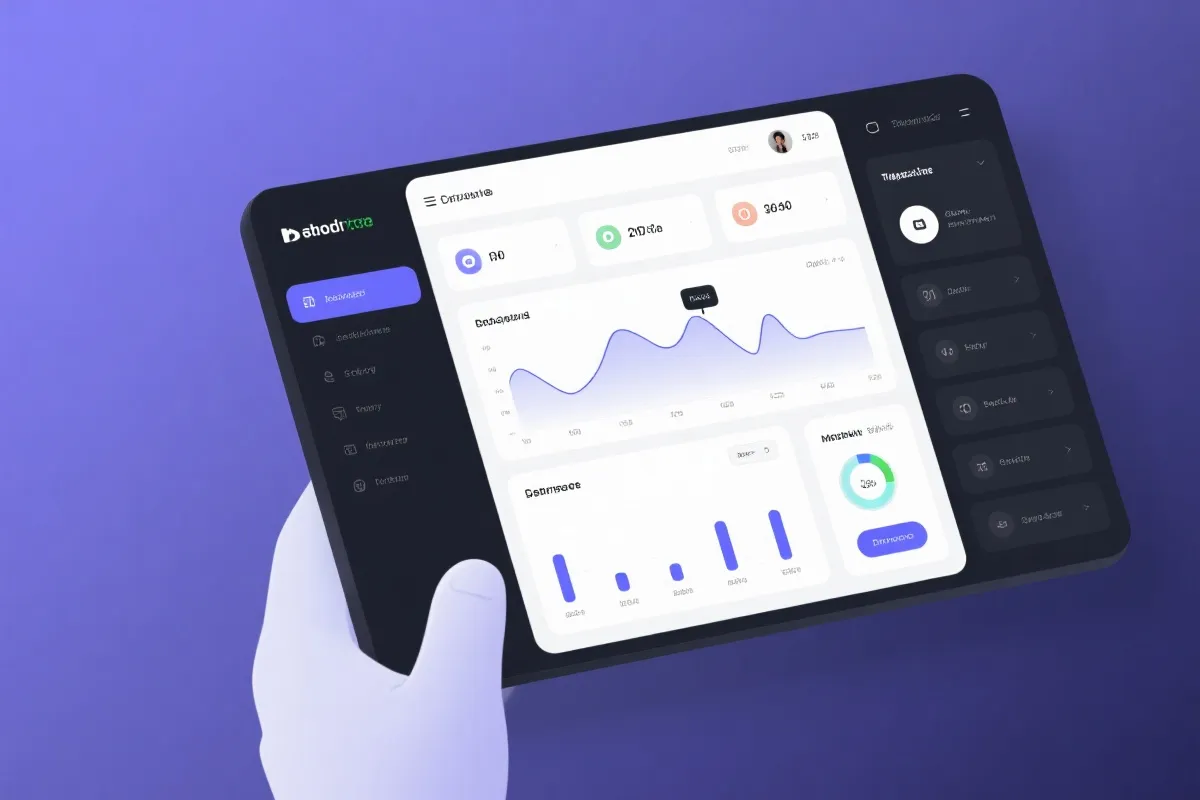 直播控制台示意图
